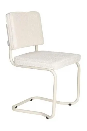 Hete Deal Zuiver Ridge Soft Kink eetkamerstoel Off White