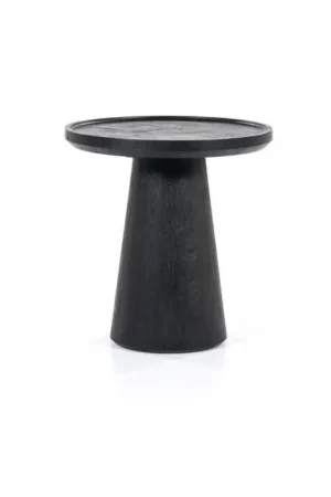 Aanbieding Bijzettafel Ron 46x49 - zwart