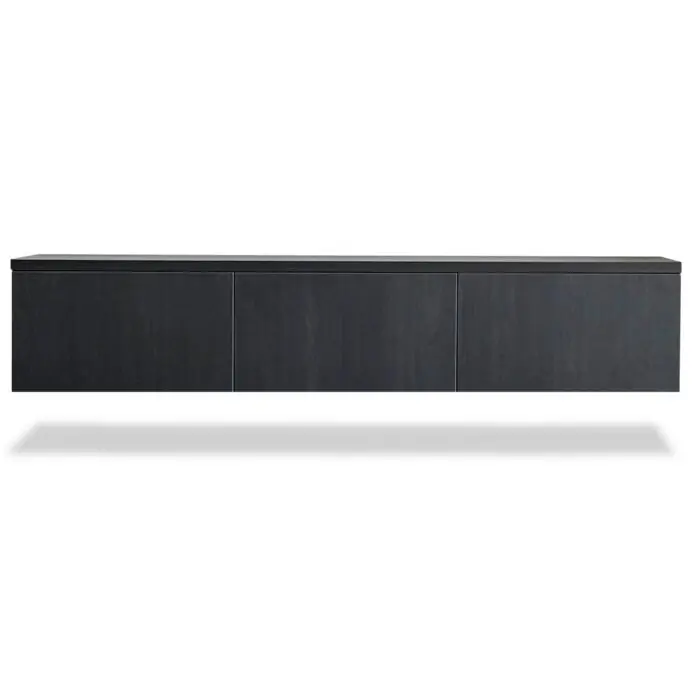 Zwevend TV-meubel HO19 180cm Black Brown Bestseller
