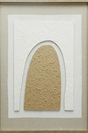 Schilderij abstract organisch zand Express Levering