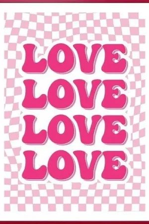 Poster in frame love Merkproduct