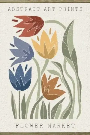Poster in frame floral Bestseller
