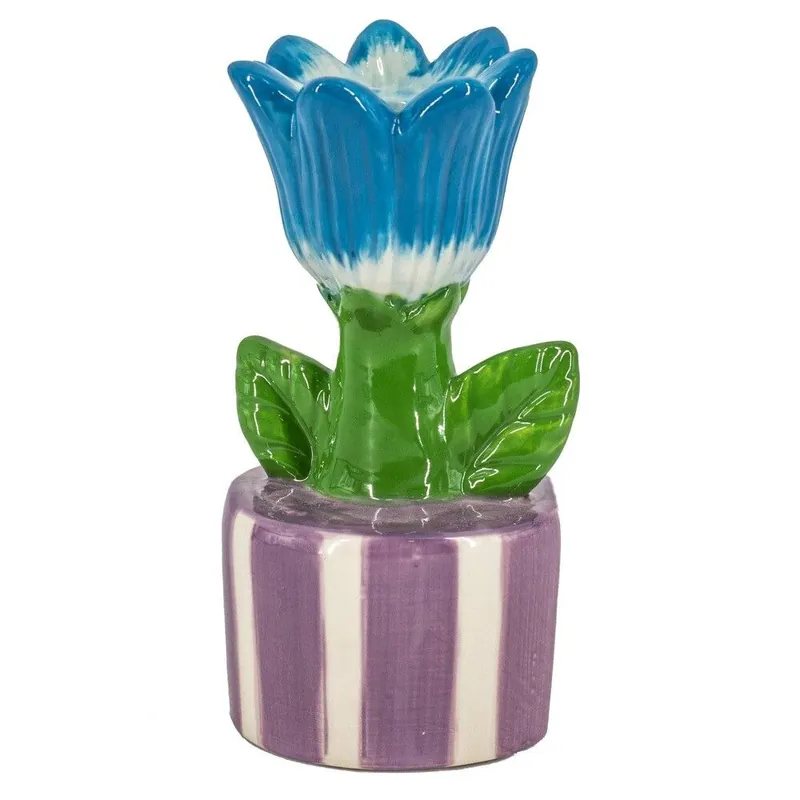 Aanbieding Kaarsenstandaard tulp stripes