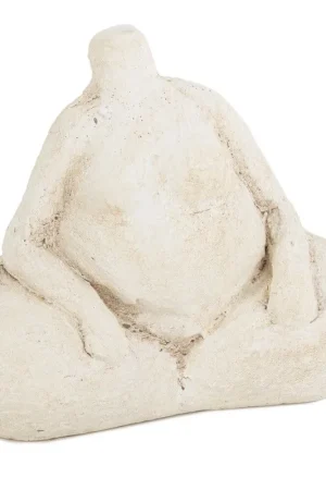 Aardewerk beeld vrouw kleermakerszit Weekendaanbieding