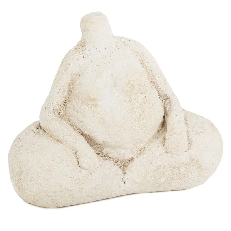 Aardewerk beeld vrouw kleermakerszit Weekendaanbieding