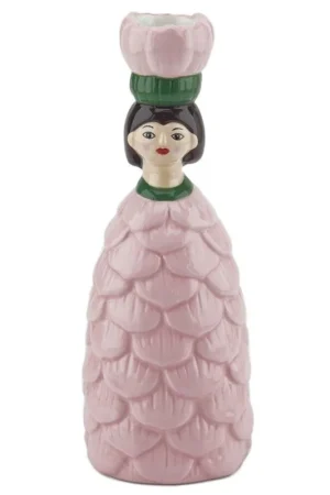 Weekendaanbieding Kaarsenstandaard vrouw bloem