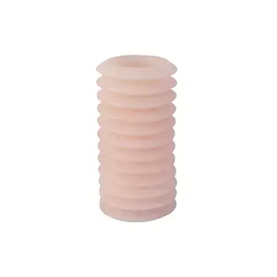 3x Present Time Pillar candle Layered Circles large soft pink Goedkoop