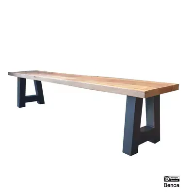 Gratis Retour Benoa Krum Mango Bench A leg 160 cm