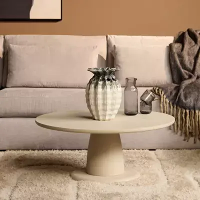 Starfurn Salontafel Mabel Zand Mangohout 90 cm Finale Uitverkoop