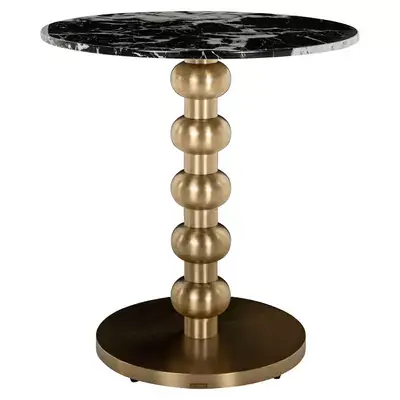 Koop Online Richmond Bistrotafel Witlox black/gold 75Ø