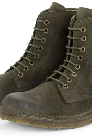 Express Levering Heren veterschoen, Olijfbruin