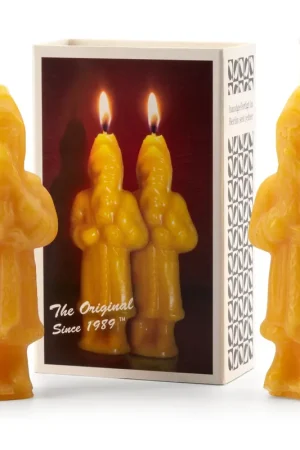 Aanbieding Kerstkaars bijenwas