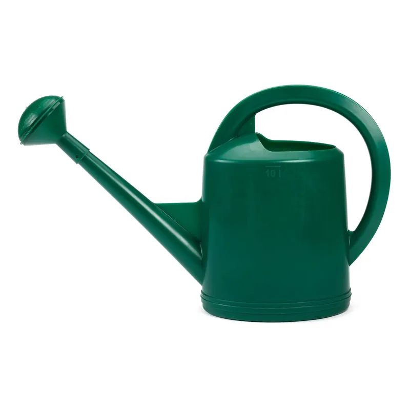 Zwitserse plastic kan met douche, Deel 10 l, Groen Gratis Retour