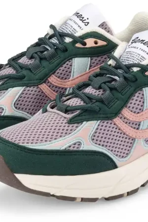Bestel Nu Damessneaker G-Eco ‘99, Turkoois-rosé