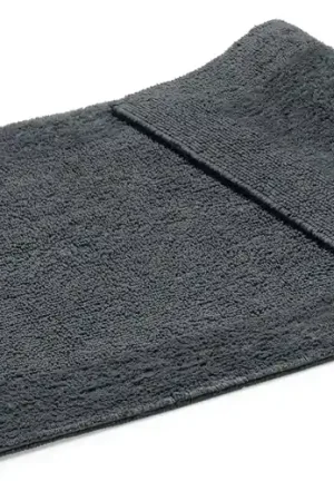 Laatste Versie Badmat dubbelpolig, Antraciet, 70 × 130 cm