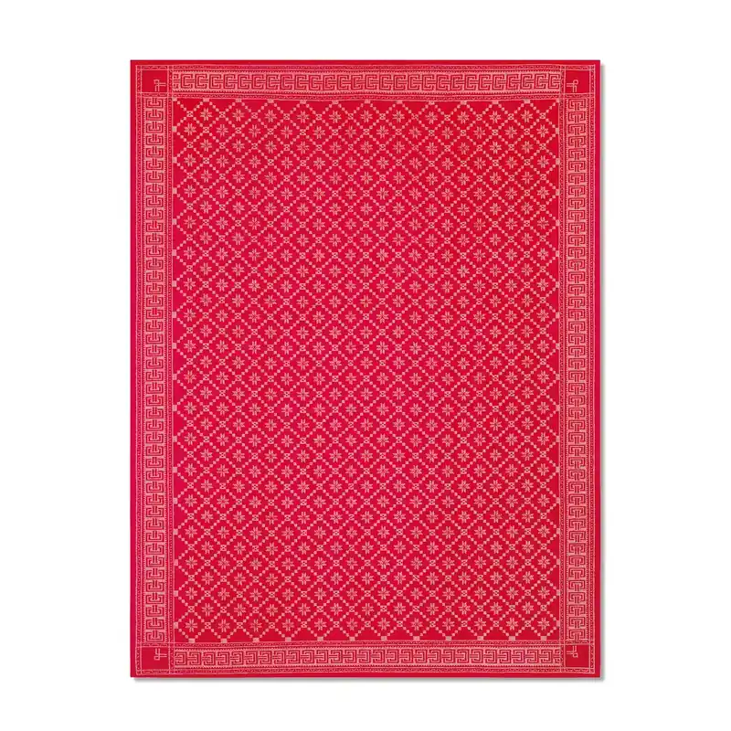 Zweeds tafelkleed rood, 150 × 260 cm Exclusieve Aanbieding
