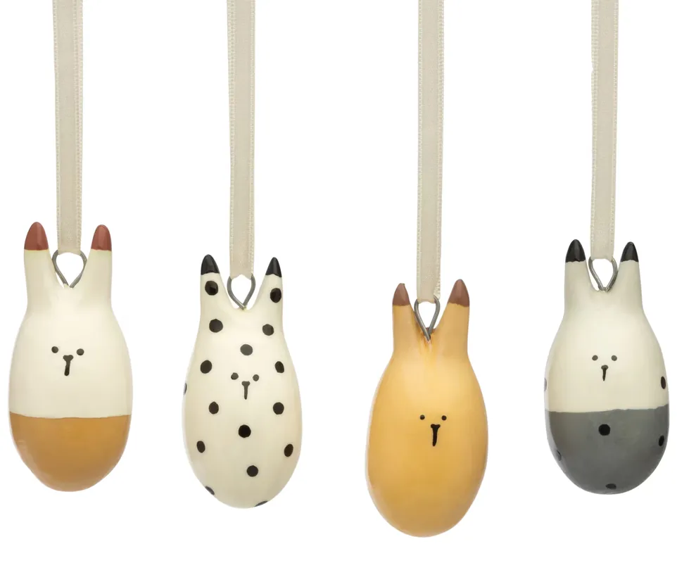 Seizoensaanbieding Houten paashaas hanger