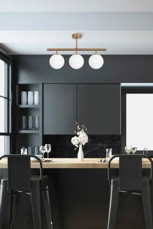 Aanbieding Hanglamp 3-lichts Bronskleurig Metaal