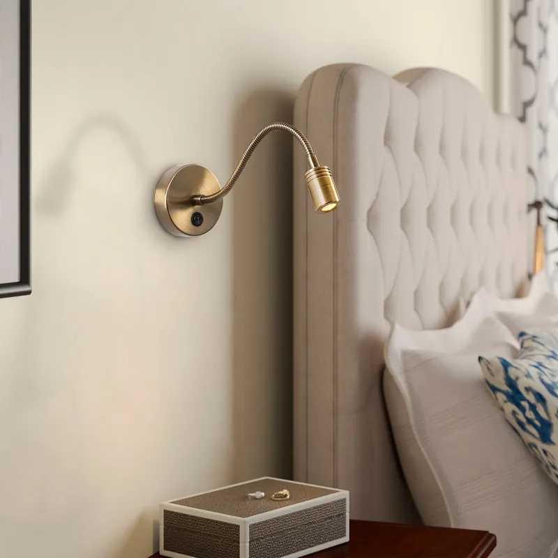 Actieprijs Wandlamp Bronskleurig Metaal Veridia