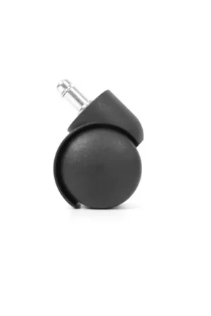 5x Workliving Bureaustoelwielen 11mm/50mm - Harde wielen - Zachte vloeren - PP Ongeremd Populair