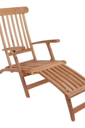 Aanbieding House Nordic Arrecife - Tuinstoel - Teak Hout - Tuin - Verstelbaar